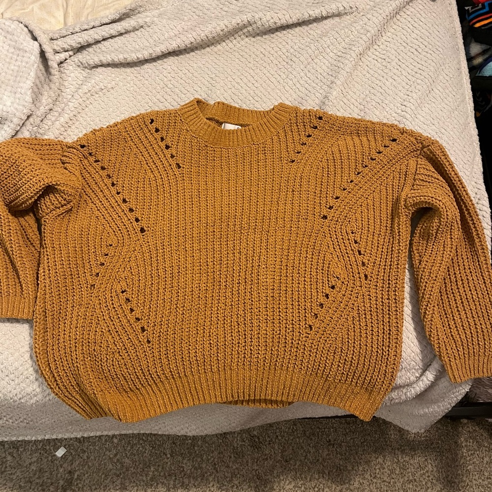 XXL SO super soft mustard yellow sweater